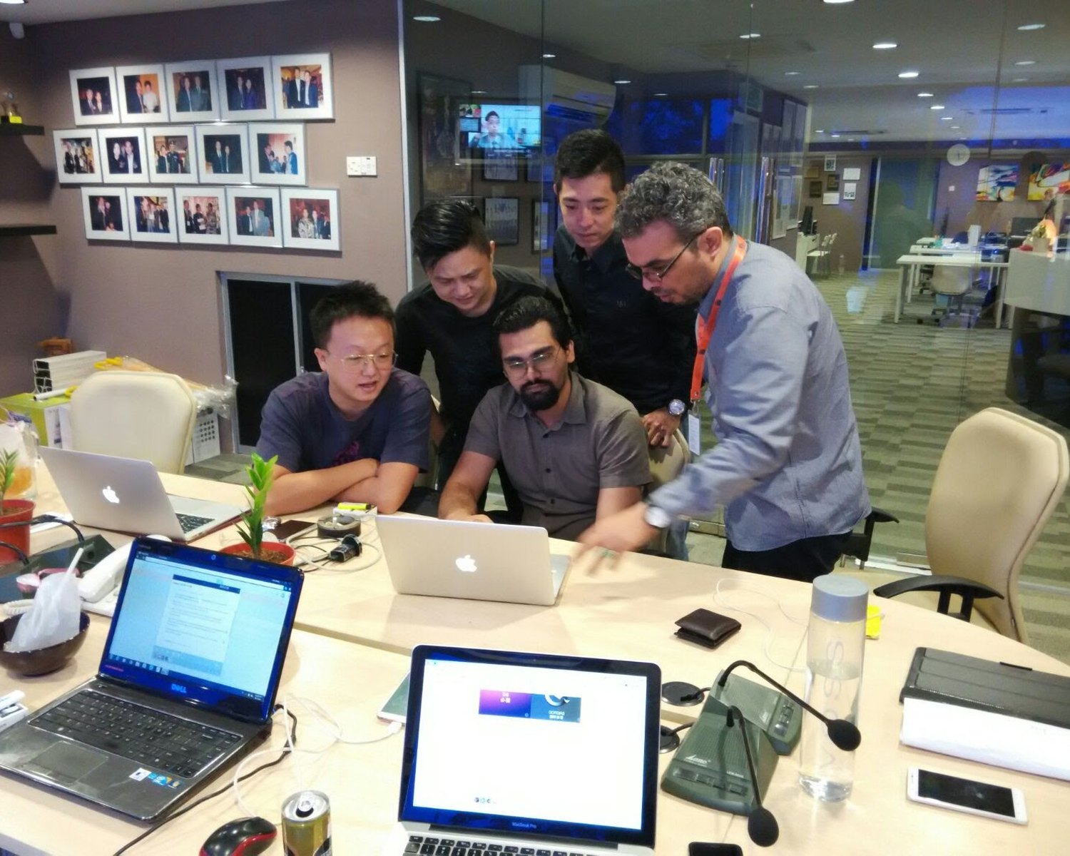 Naveed with clients in Malaysia