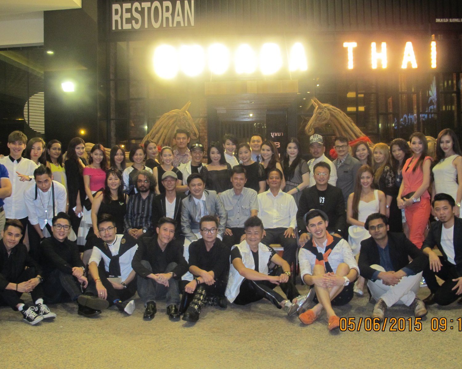 Naveed with a group of Malaysian influencers and media personalities